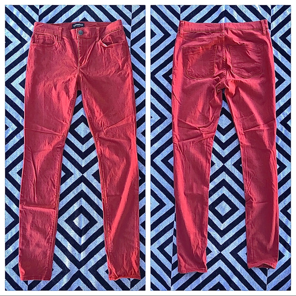 Express Mid-Rise Jeggings